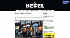 Desktop Screenshot of bebel.de